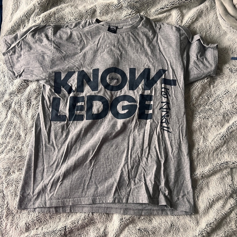 Vintage Stüssy Gray Crewneck Tee